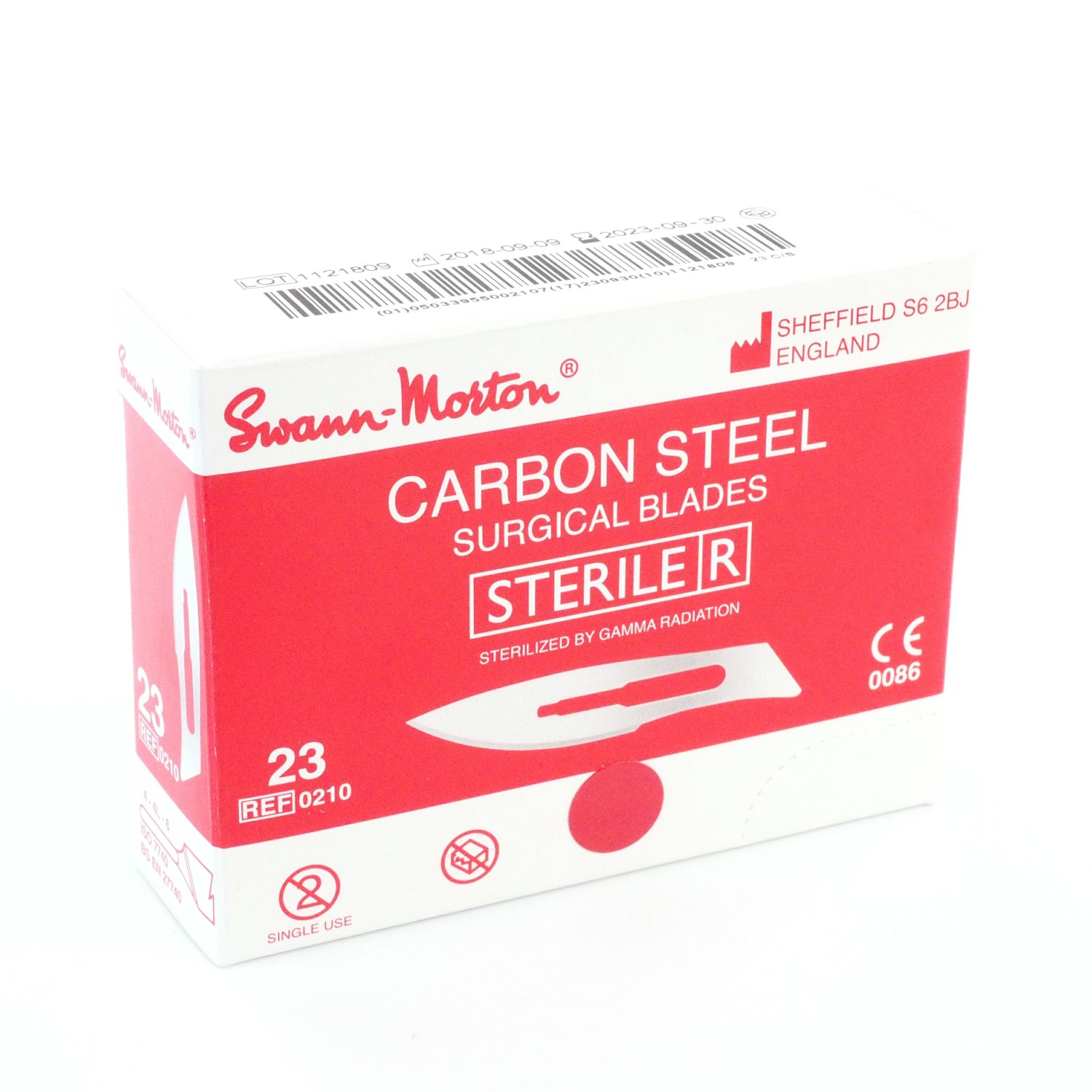 Swann Morton - Scalpelmesjes Koolstofstaal - Steriel 100 stuks